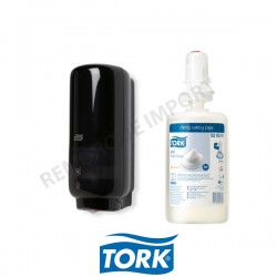 Distributeur de savon + Recharge 2500 doses Tork 